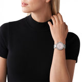Michael Kors Darci Analog Pink Dial Silver Mesh Bracelet Watch For Women - MK4518 Buy Now By Michael Kors