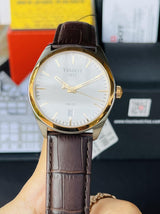 Tissot T Classic PR 100 Quartz White Dial Brown Leather Strap Watch for Men - T101.410.26.031.00 Buy Now By Tissot