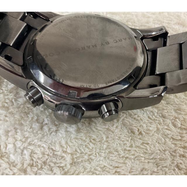 Marc Jacobs Larry Chronograph Black Dial Grey Steel Strap Watch for Men - MBM5051 Buy Now By Marc Jacobs