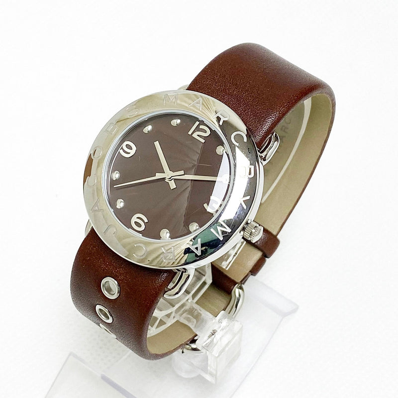 Marc Jacobs Amy Brown Dial Brown Leather Strap Watch for Women - MBM1139 Buy Now By Marc Jacobs