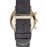 Emporio Armani Gianni Beige Dial Grey Leather Strap Watch For Men - AR0386 Buy Now By Emporio Armani