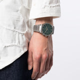 Salvatore Ferragamo Sapphire Chrono Green Dial Silver Steel Strap Watch for Men - SFME00421 Buy Now By Salvatore Ferragamo