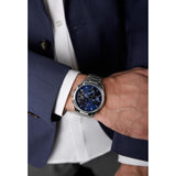 Tommy Hilfiger Baker Quartz Blue Dial Silver Steel Strap Watch For Men - 1710448 Buy Now By Tommy Hilfiger
