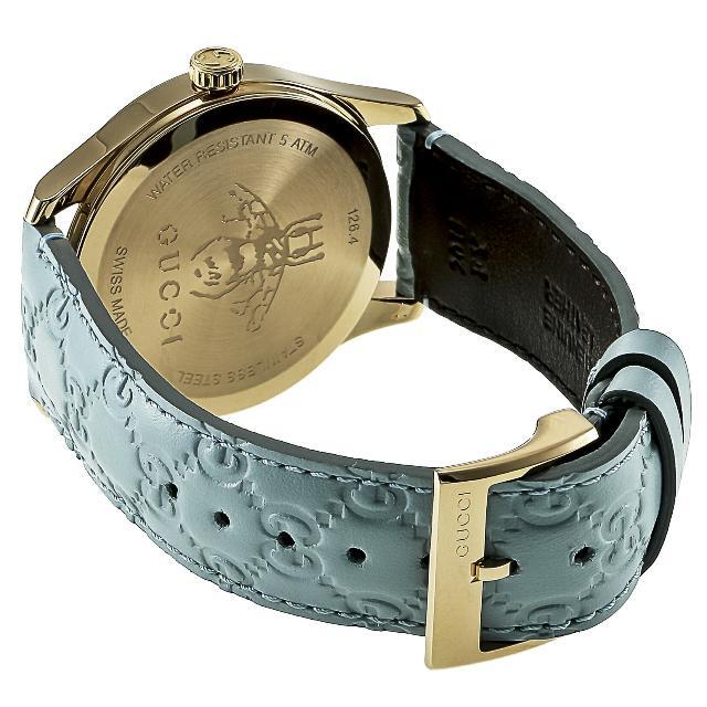 Gucci G Timeless Quartz Blue Dial Blue Leather Strap Watch For Men - YA1264097 Buy Now By Gucci