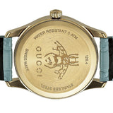 Gucci G Timeless Quartz Blue Dial Blue Leather Strap Watch For Men - YA1264097 Buy Now By Gucci