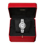 Cartier Ballen Bleu De Cartier Silver Dial Silver Steel Strap Watch for Women - W6920084 Buy Now By Cartier