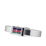 Shop Gucci G Frame Quartz Diamonds Green & Red Mother of Pearl Dial Silver Mesh Bracelet Watch For Women - YA147510 in USA