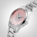 Shop Gucci G Timeless Quartz Mother of Pearl Pink Dial Silver Steel Strap Watch For Women - YA1265013 in USA