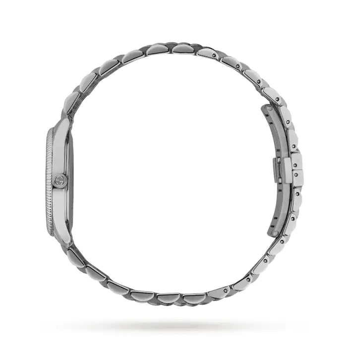 Gucci G Timeless Quartz Silver Dial Silver Steel Strap Watch For Women - YA1265019 Buy Now By Gucci