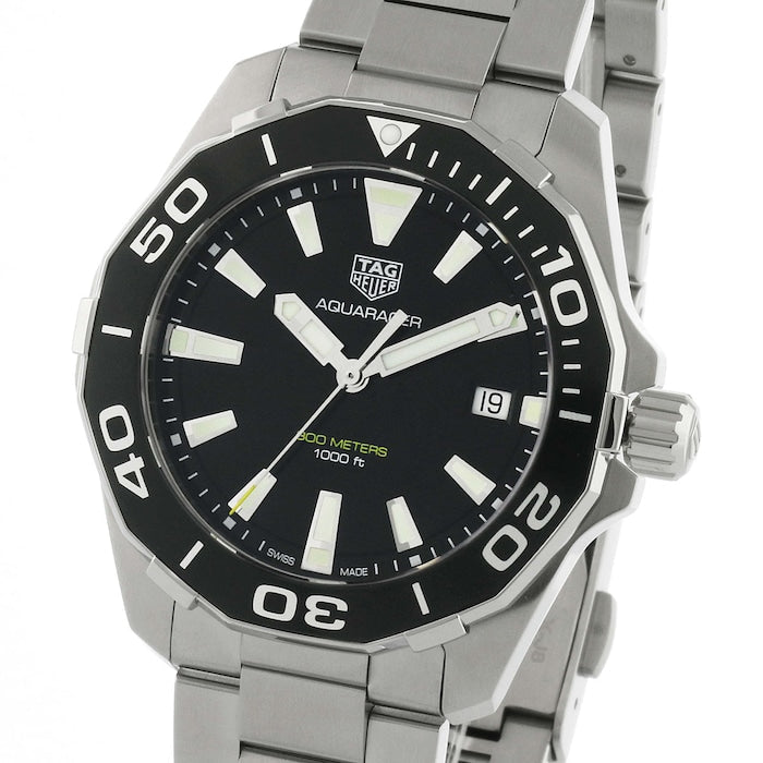 Tag Heuer Aquaracer Black Dial Watch for Men - WAY111A.BA0928 Buy Now By Tag Heuer