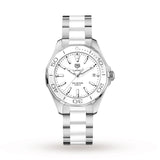 Shop Tag Heuer Aquaracer White Dial Watch for Women - WAY131B.BA0914 in USA
