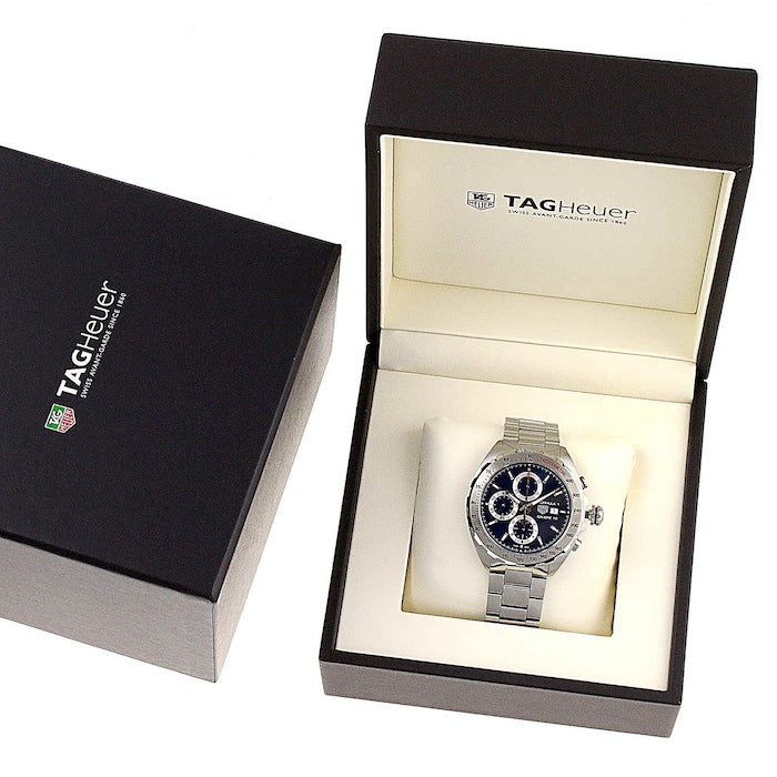 Shop Tag Heuer Formula 1 Automatic Chronograph Blue Dial Silver Strap Watch for Men - CAZ2015.BA0876 in USA