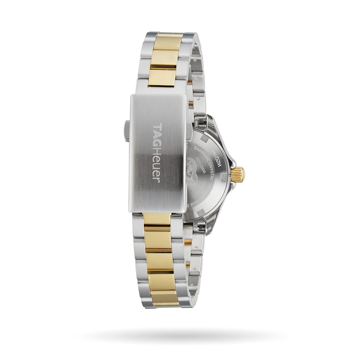 Tag Heuer Aquaracer Diamonds Mother of Pearl Dial Two Tone Steel Strap Watch for Men - WBD1422.BB0321