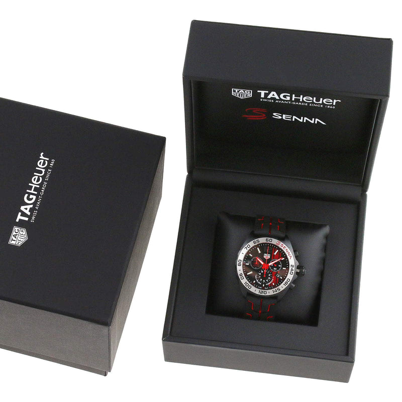 Tag Heuer Formula 1 Ayrton Senna Limited Edition Black Dial Two Tone Rubber Strap Watch for Men - CAZ1019.FT8027 Buy Now By Tag Heuer