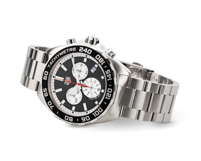 Tag Heuer Formula 1 Chronograph Black Dial Silver Steel Strap Watch for Men - CAZ101E.BA0842 Buy Now By Tag Heuer