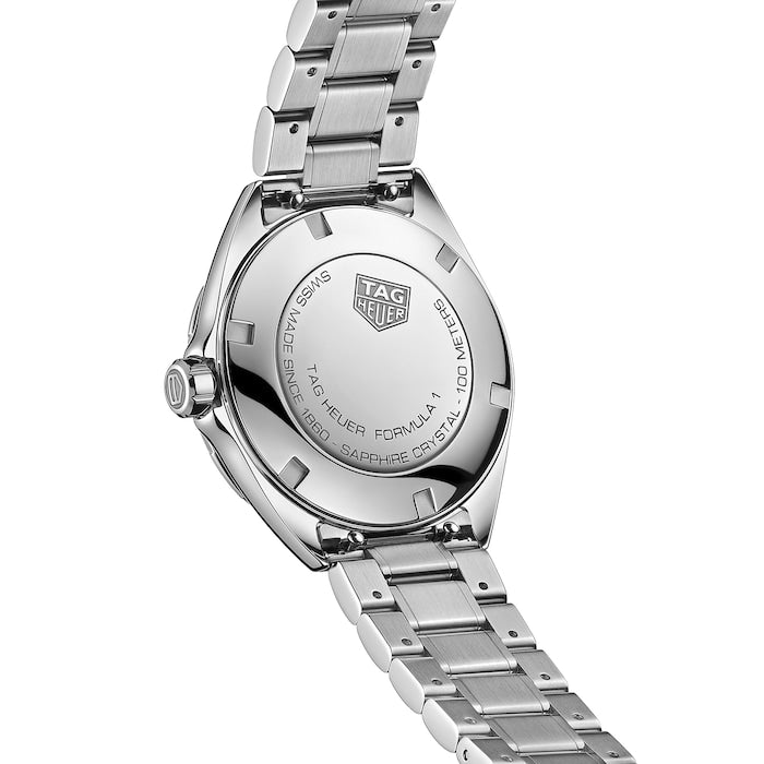 Shop Tag Heuer Formula 1 Quartz Diamonds Blue Dial Silver Steel Strap Watch for Women - WBJ1316.BA0666 in USA