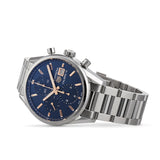 Tag Heuer Carrera Automatic Chronograph Blue Dial Silver Steel Strap Watch for Men - CBK2115.BA0715 Buy Now By Tag Heuer