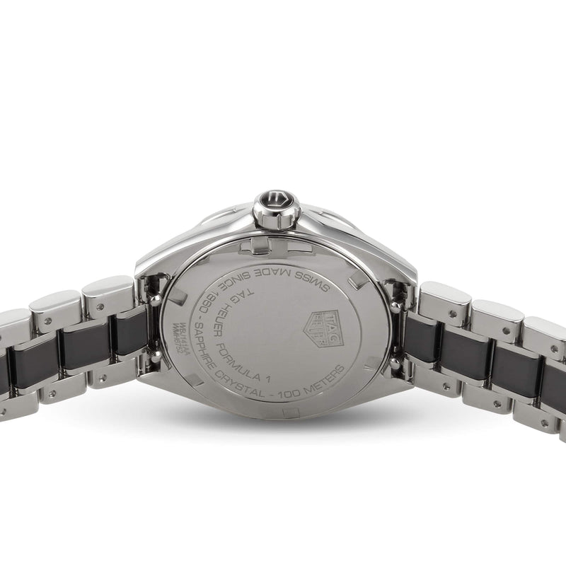 Shop Tag Heuer Formula 1 Quartz Black Dial Two Tone Steel Strap Watch for Women - WBJ141AA.BA0973 in USA