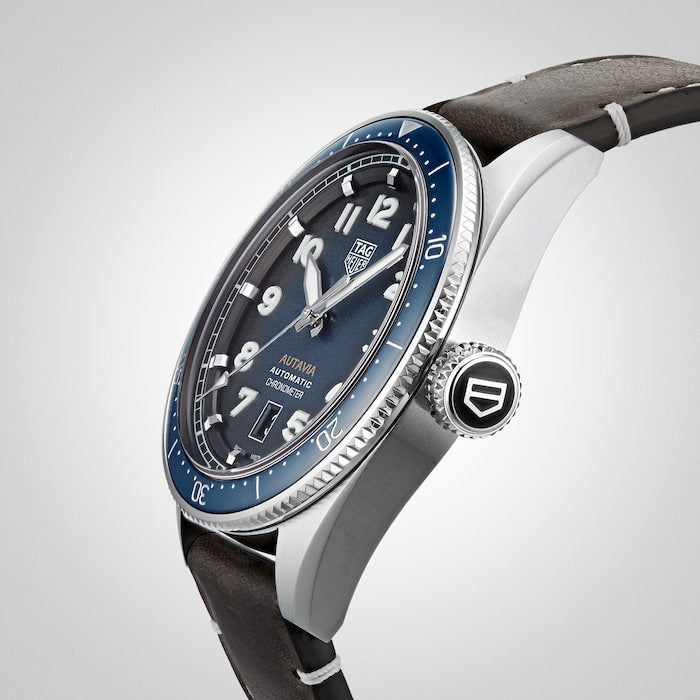 Tag Heuer Autavia Blue Dial Watch for Men - WBE5116.FC8266 Buy Now By Tag Heuer