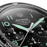 Tag Heuer Autavia Chronometer Flyback Chronograph Black Dial Black Leather Strap Watch for Men - CBE511C.FC8280 Buy Now By Tag Heuer