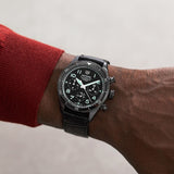 Tag Heuer Autavia Chronometer Flyback Chronograph Black Dial Black Leather Strap Watch for Men - CBE511C.FC8280 Buy Now By Tag Heuer