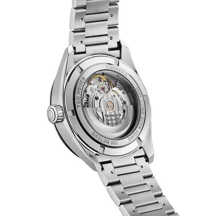 Tag Heuer Carrera Date Blue Dial Silver Steel Strap Watch for Men - WBN2112.BA0639 Buy Now By Tag Heuer