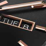 Tag Heuer Carrera Day Date Black Dial Black Leather Strap Watch for Men - WBN2013.FC6503 Buy Now By Tag Heuer