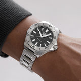 Tag Heuer Aquaracer Professional 200 Quartz Black Dial Silver Steel Strap Watch for Men - WBP1110.BA0627 Buy Now By Tag Heuer