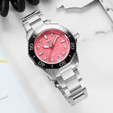 Tag Heuer Aquaracer Professional 300 Automatic Diamonds Pink Dial Silver Steel Strap Watch for Women - WBP231J.BA0618 Buy Now By Tag Heuer