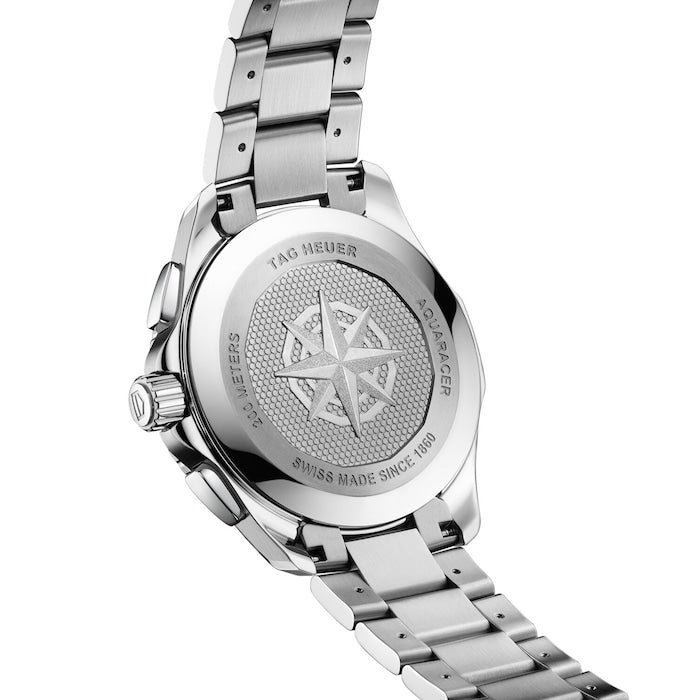Tag Heuer Aquaracer Professional 200 Date White Dial Silver Steel Strap Watch for Men - CBP1111.BA0627 Buy Now By Tag Heuer