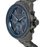 Michael Kors Wren Chronograph Quartz Blue Dial Grey Steel Strap Watch For Women - MK6097 Buy Now By Michael Kors