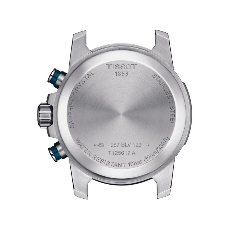 Tissot Supersport Chrono Blue Dial Silver Steel Strap Watch For Men - T125.617.11.041.00 Buy Now By Tissot
