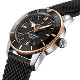 Breitling Superocean Heritage II B20 42mm Black Dial Black Mesh Bracelet Mens Watch - UB2010121B1S1 Buy Now By Breitling