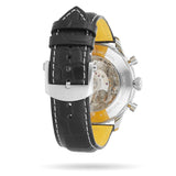 Shop Breitling Navitimer B01 Chronograph 46 Green Dial Black Leather Strap Watch for Men - AB0137241L1P1 in USA