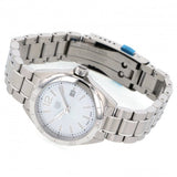 Shop Tag Heuer Formula 1 Quartz Mother of Pearl White Dial Silver Steel Strap Watch for Women - WBJ1418.BA0664 in USA