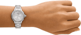 Emporio Armani Mia Three Crystals Silver Dial Silver Steel Strap Watch For Women - AR11632 Buy Now By Emporio Armani