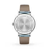 Shop IWC Portofino Automatic Blue Dial Blue Leather Strap Watch for Women - IW357416 in USA