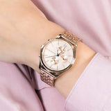 Tommy Hilfiger Whitney Chronograph Quartz Rose Gold Dial Rose Gold Steel Strap Watch For Women - 1782120 Buy Now By Tommy Hilfiger
