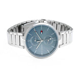 Shop Tommy Hilfiger Angela Blue Dial Silver Steel Strap Watch for Women - 1782126 in USA