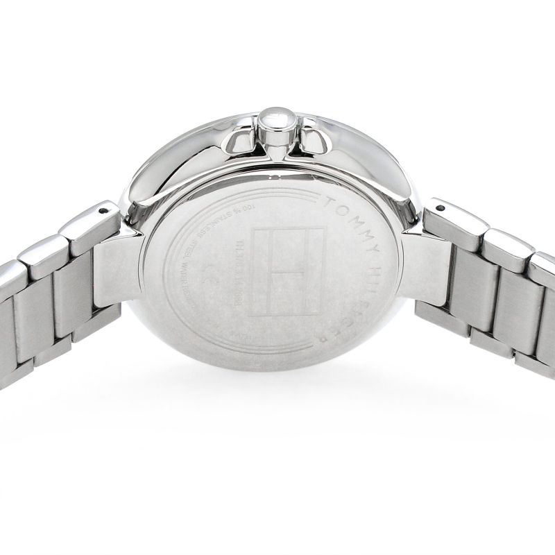 Shop Tommy Hilfiger Angela Blue Dial Silver Steel Strap Watch for Women - 1782126 in USA