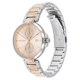 Shop Tommy Hilfiger Angela Chronograph Pink Dial Two Tone Steel Strap Watch for Women - 1782127 in USA