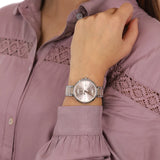 Shop Tommy Hilfiger Angela Chronograph Pink Dial Two Tone Steel Strap Watch for Women - 1782127 in USA