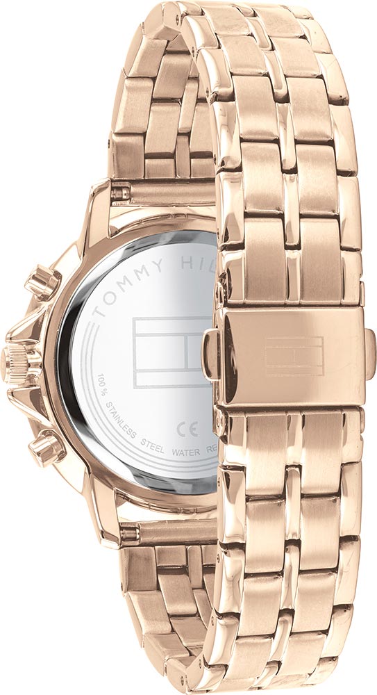Tommy Hilfiger Madison Chronograph Quartz Rose Gold Dial Rose Gold Steel Strap Watch For Women - 1782190 Buy Now By Tommy Hilfiger