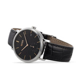 Hugo Boss Corporal Black Dial Black Leather Strap Watch for Men - 1513638 Buy Now By Hugo Boss
