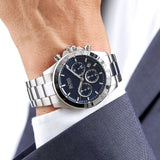 Hugo Boss Hero Sport Blue Dial Silver Steel Strap Watch for Men - 1513755 Buy Now By Hugo Boss