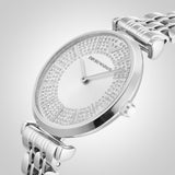 Emporio Armani Gianni T-Bar Quartz Silver Dial Silver Steel Strap Watch For Women - AR11445 Buy Now By Emporio Armani