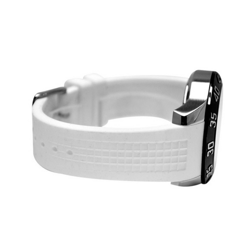 Shop Tommy Hilfiger Sport Black Dial White Rubber Strap Watch for Men - 1790986 in USA