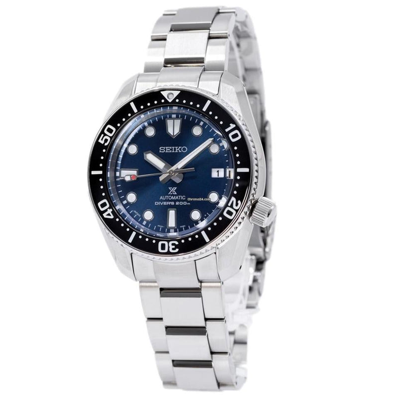 Shop Seiko Prospex Sea Automatic Diver Green Dial Silver Steel Strap Watch For Men - SPB187J1 in USA