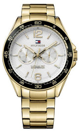 Tommy Hilfiger Sport White Dial Gold Steel Strap Watch for Men - 1791365 Buy Now By Tommy Hilfiger