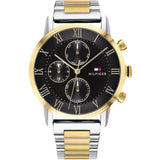 Tommy Hilfiger Analog Black Dial Two Tone Steel Strap Watch for Men - 1791539 Buy Now By Tommy Hilfiger